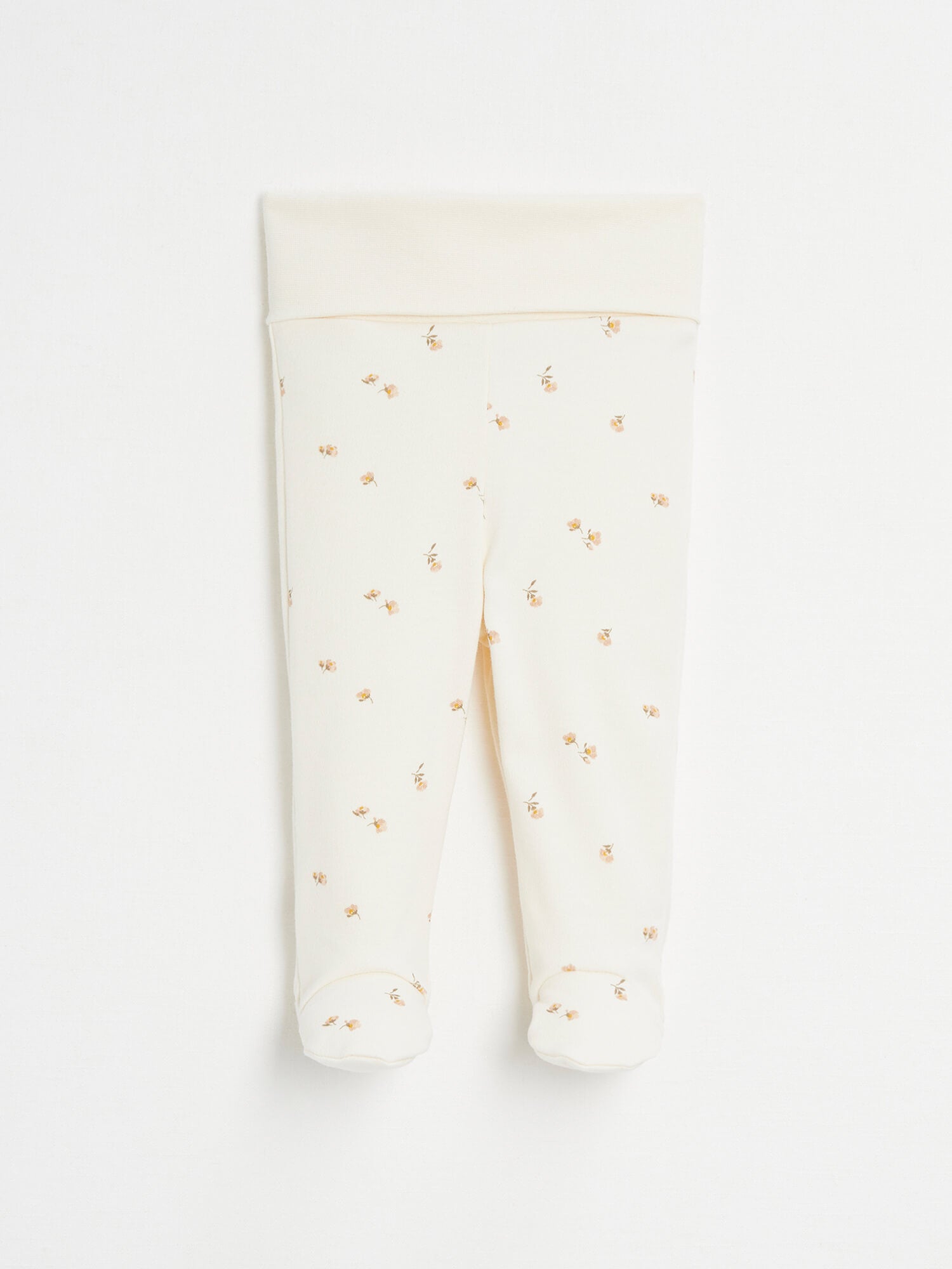 מכנסי רגליות הדפס פרחים