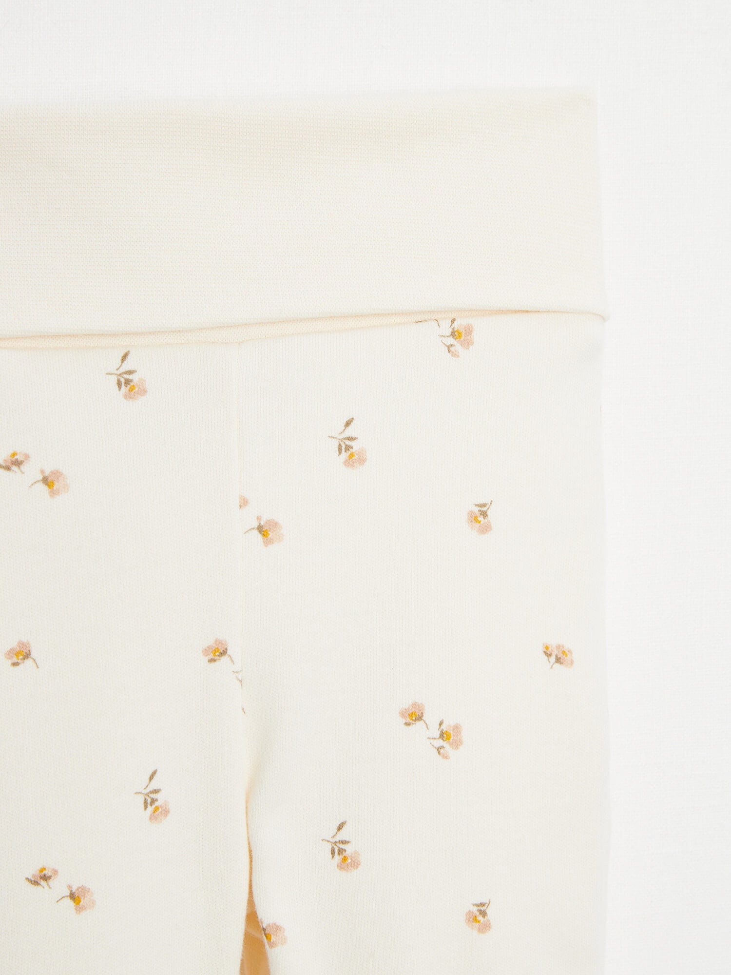 מכנסי רגליות הדפס פרחים