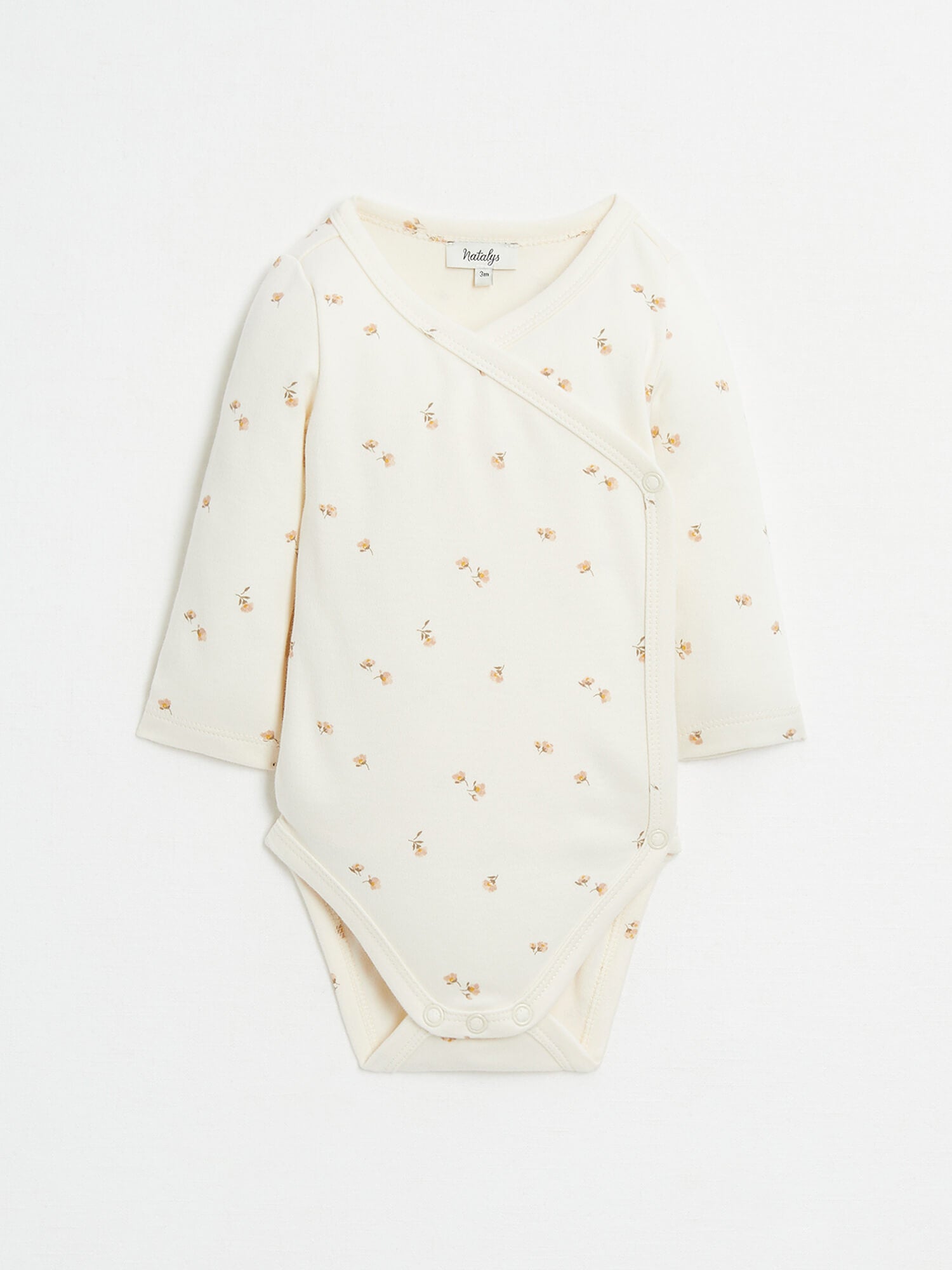 בגד גוף מעטפת הדפס פרחים