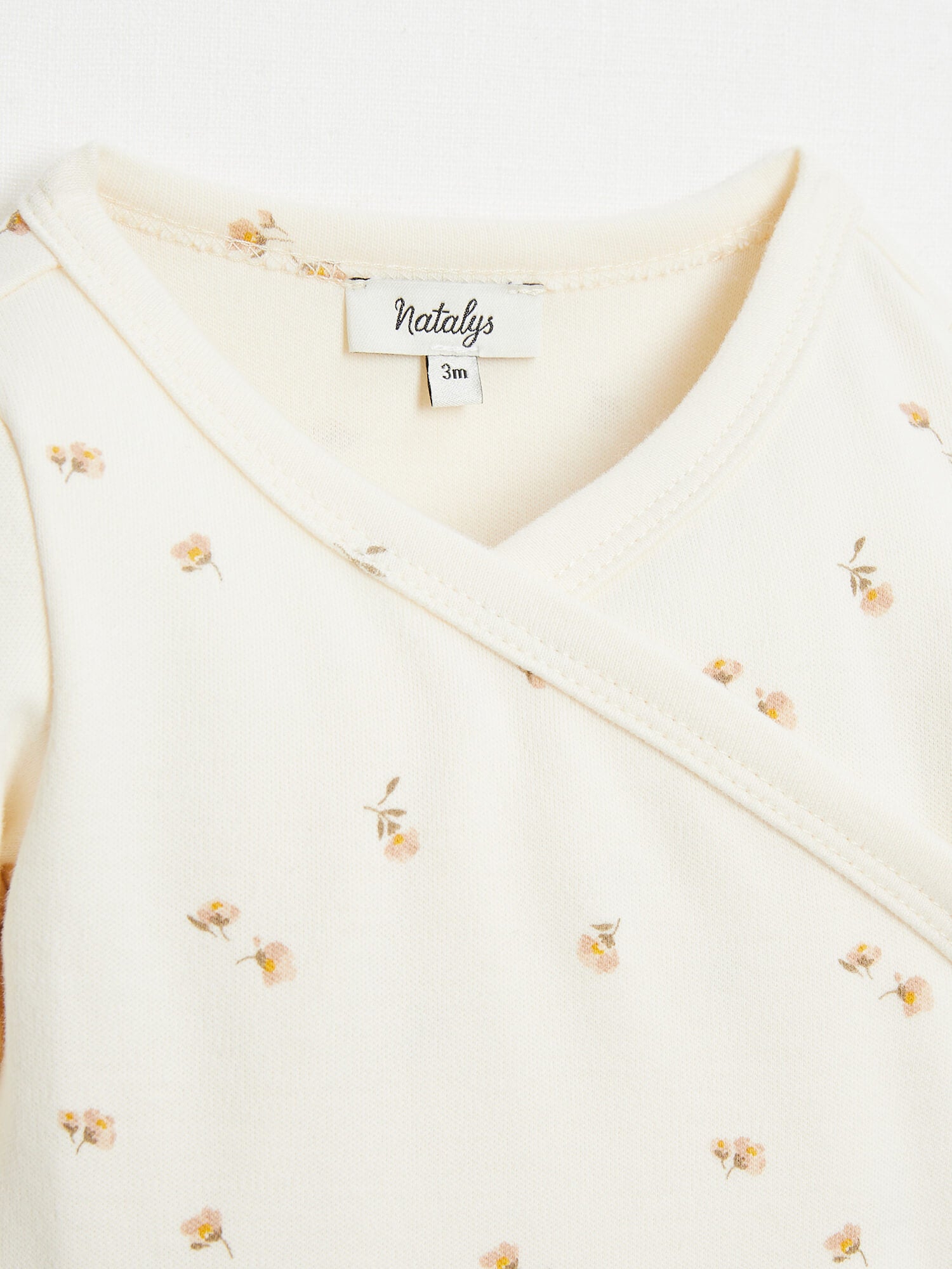 בגד גוף מעטפת הדפס פרחים