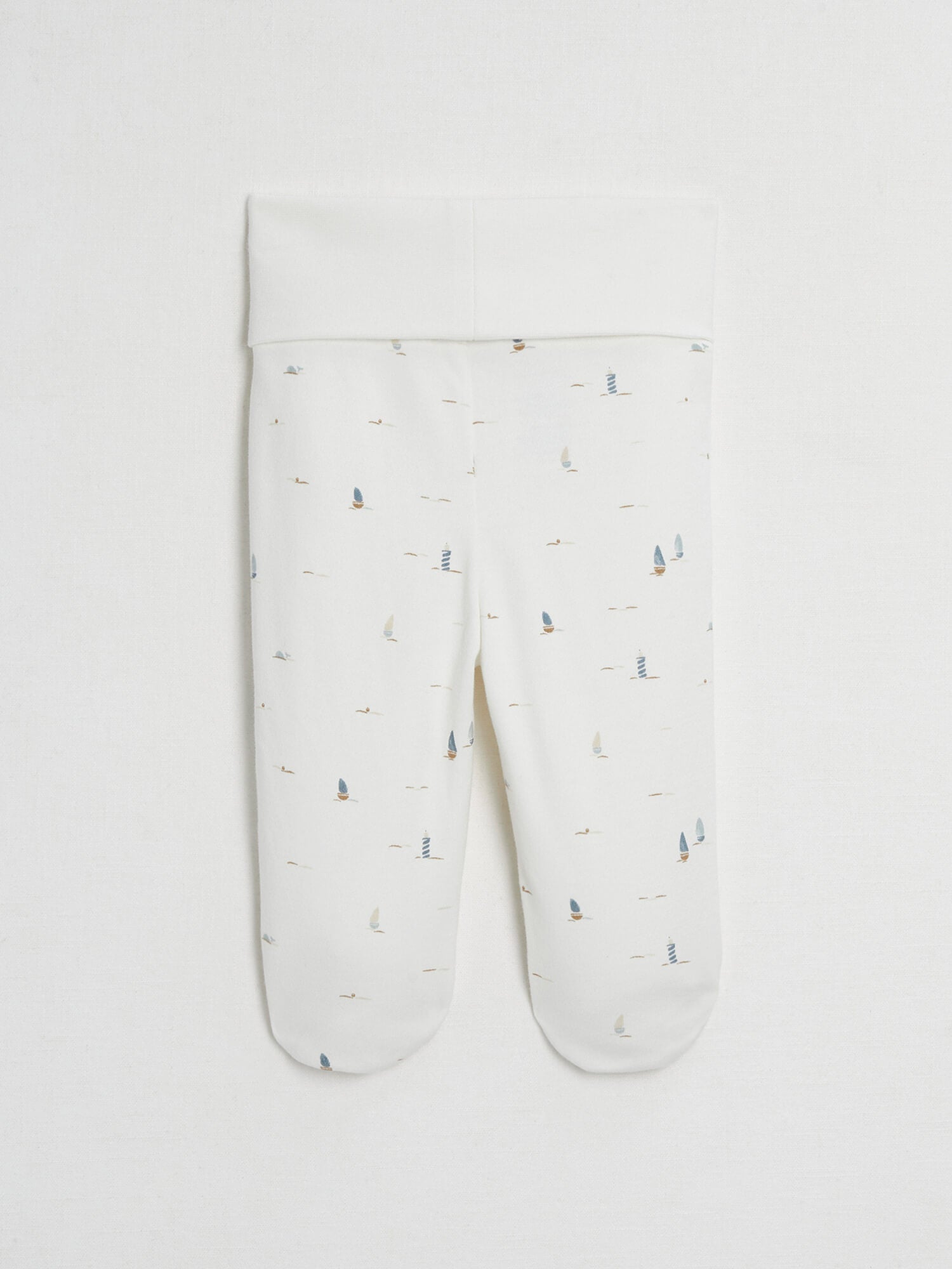 מכנסי רגליות הדפס סירות