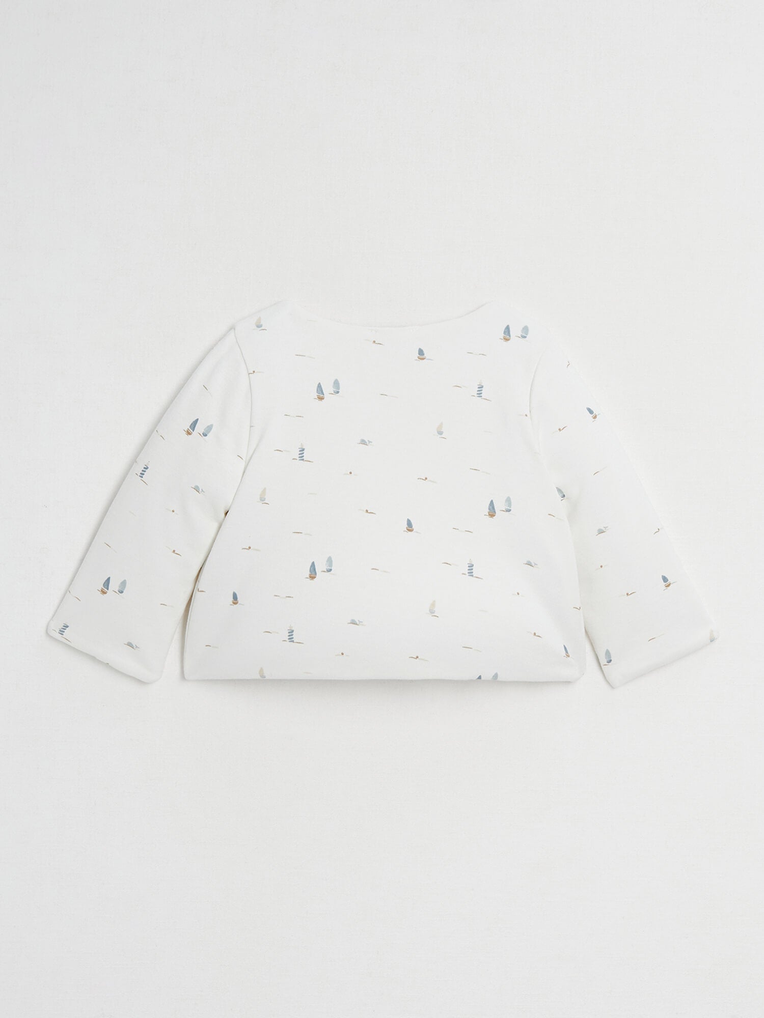 חולצת מעטפת הדפס סירות