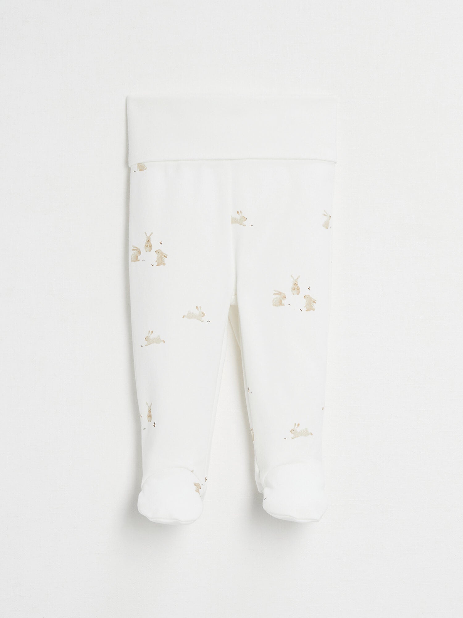 מכנסי רגליות הדפס ארנבים