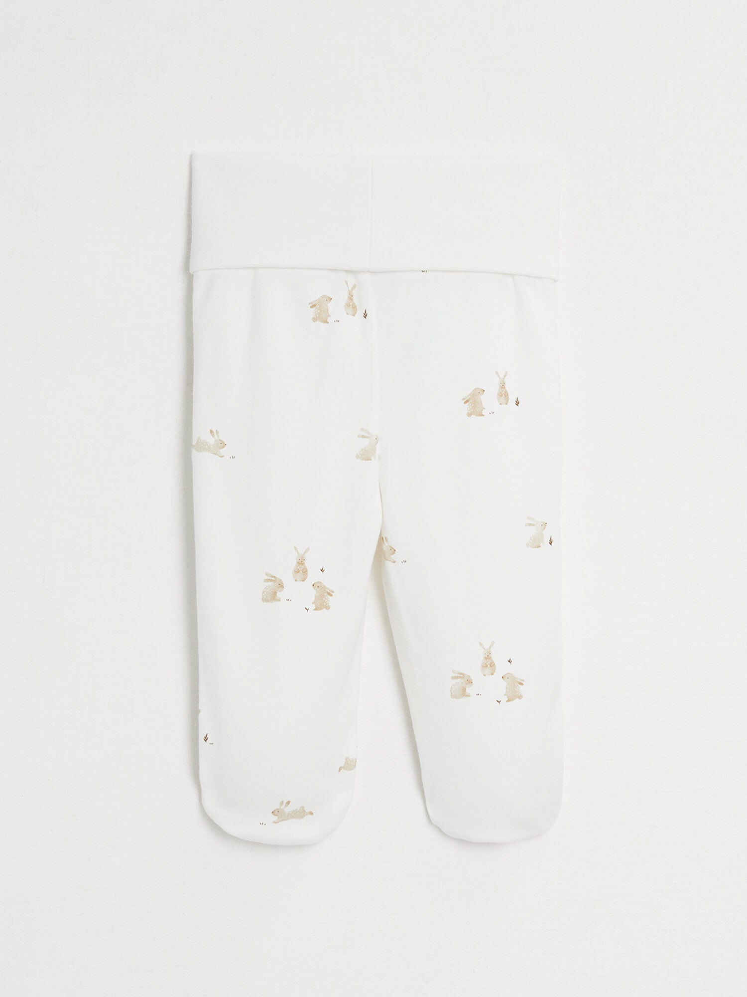 מכנסי רגליות הדפס ארנבים