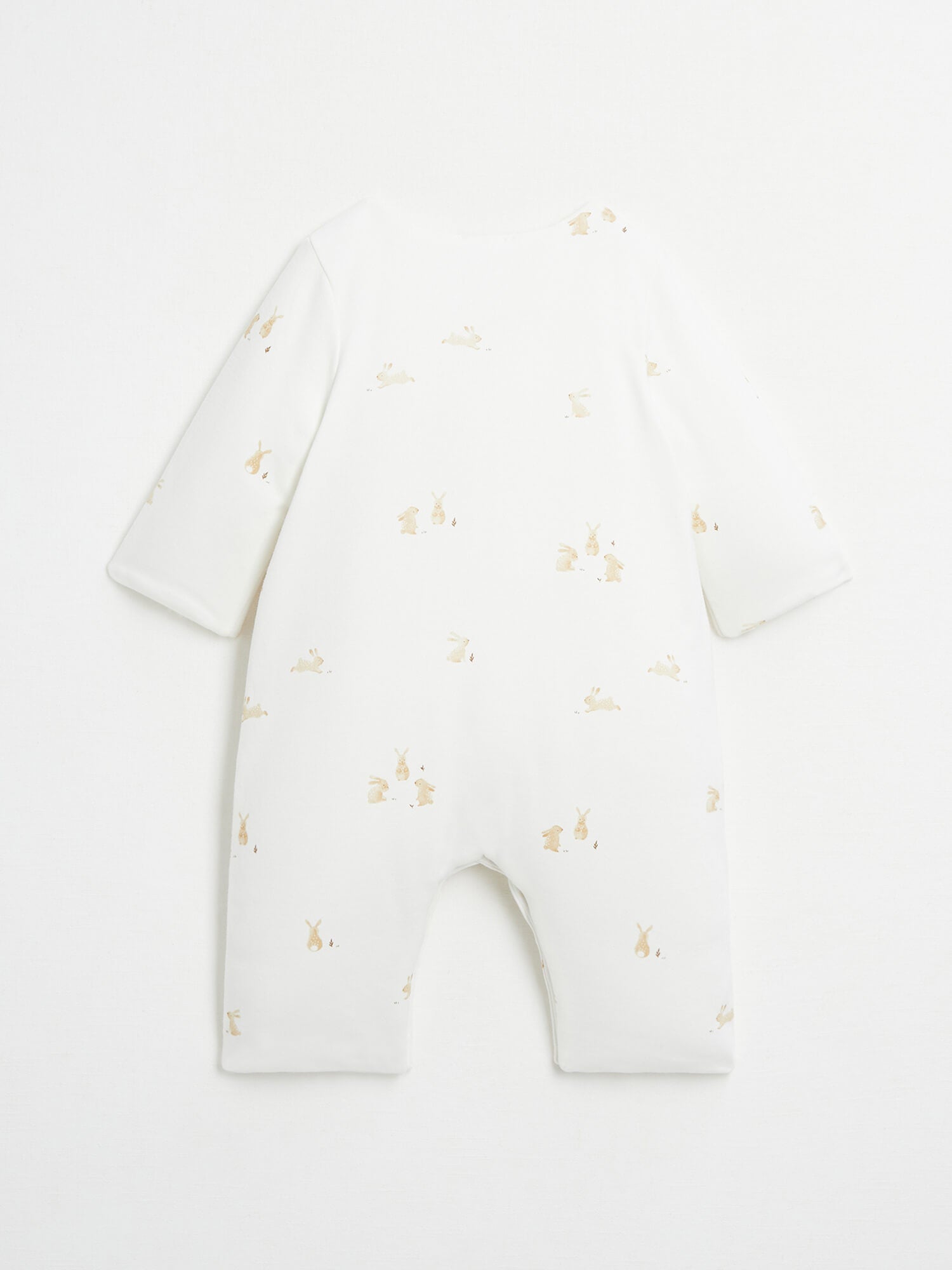 אוברול ארוך ללא רגליות הדפס ארנבים