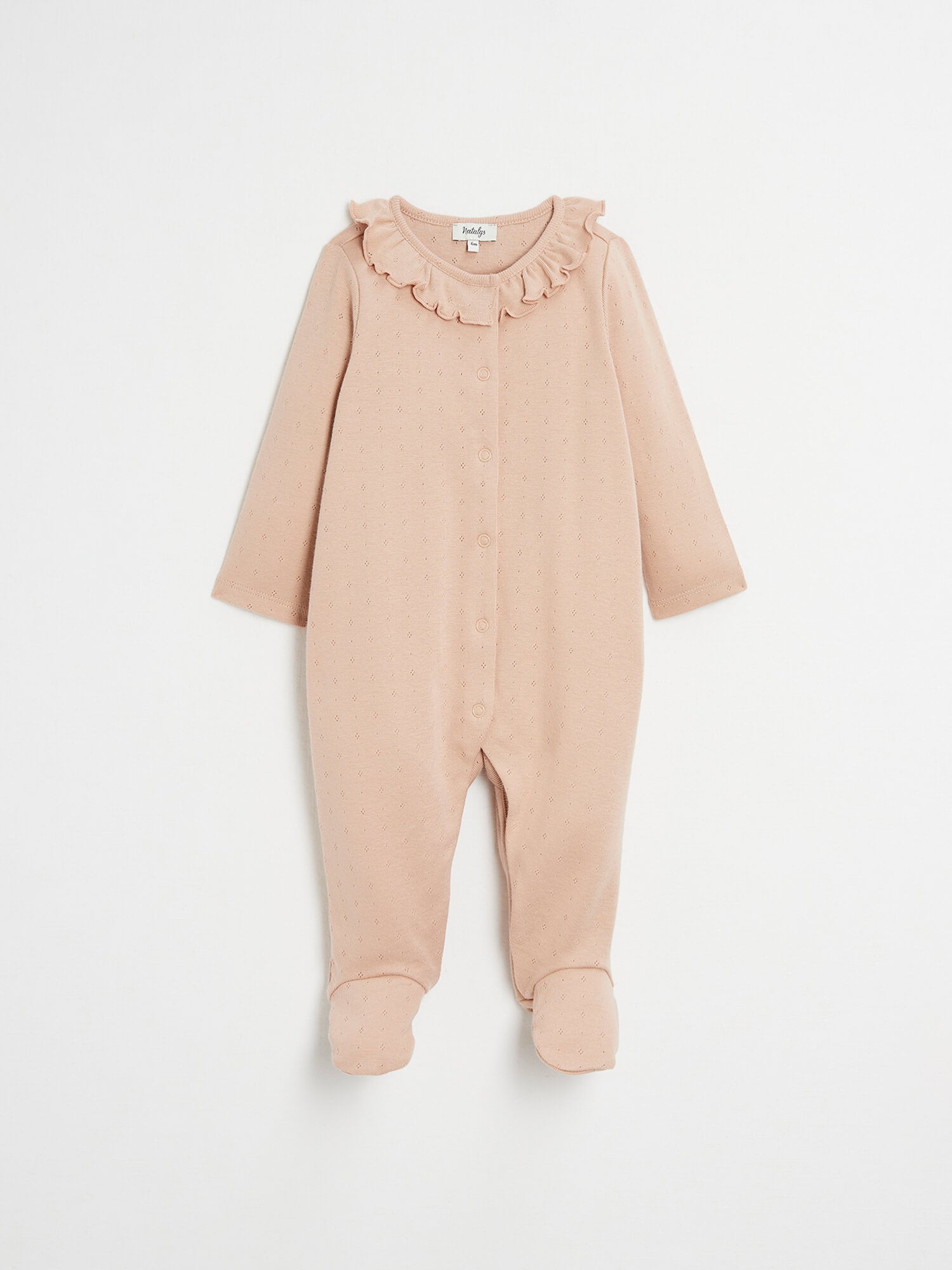 אוברול רגליות אלגנטי בגוון ורוד