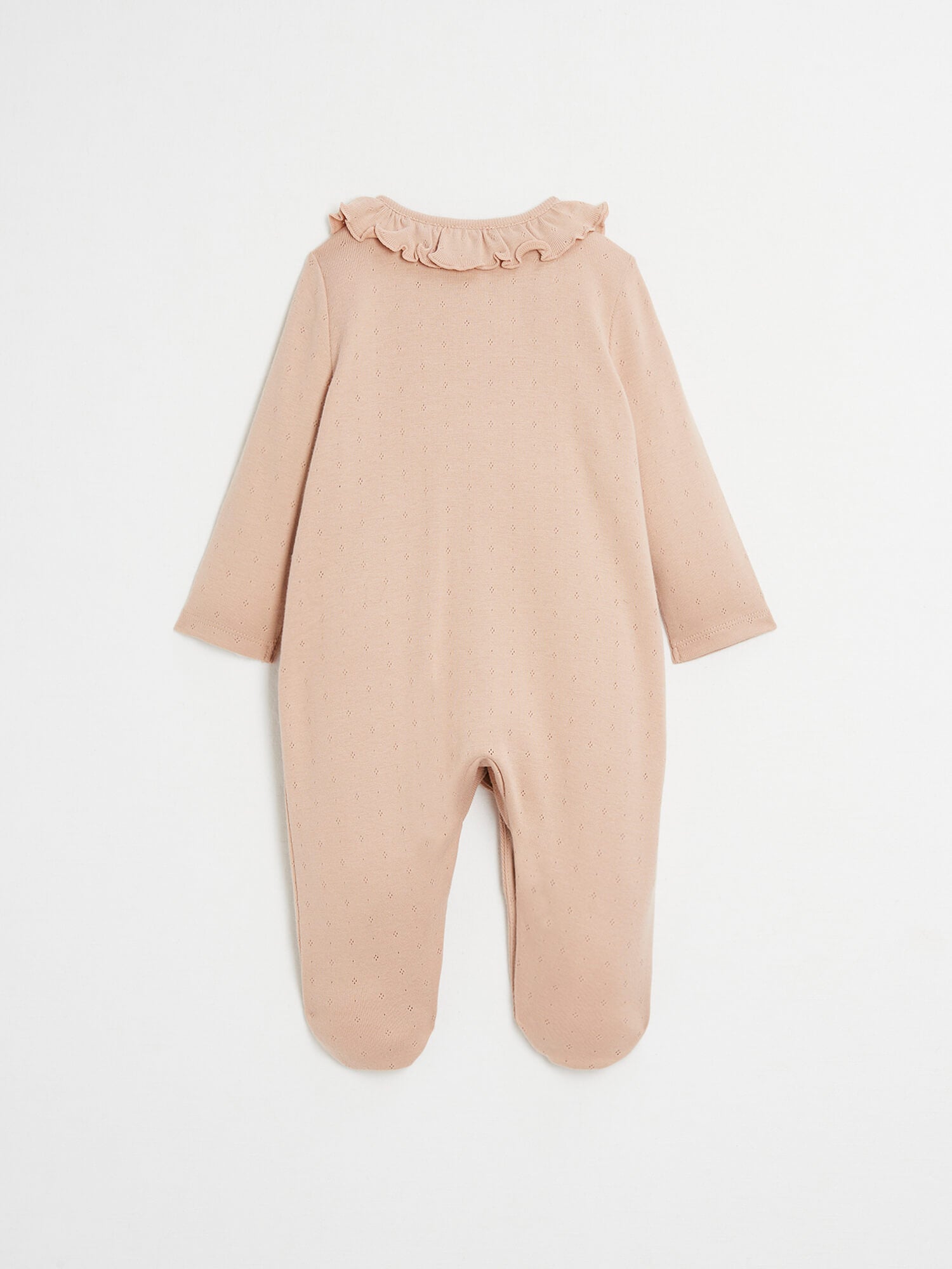 אוברול רגליות אלגנטי בגוון ורוד