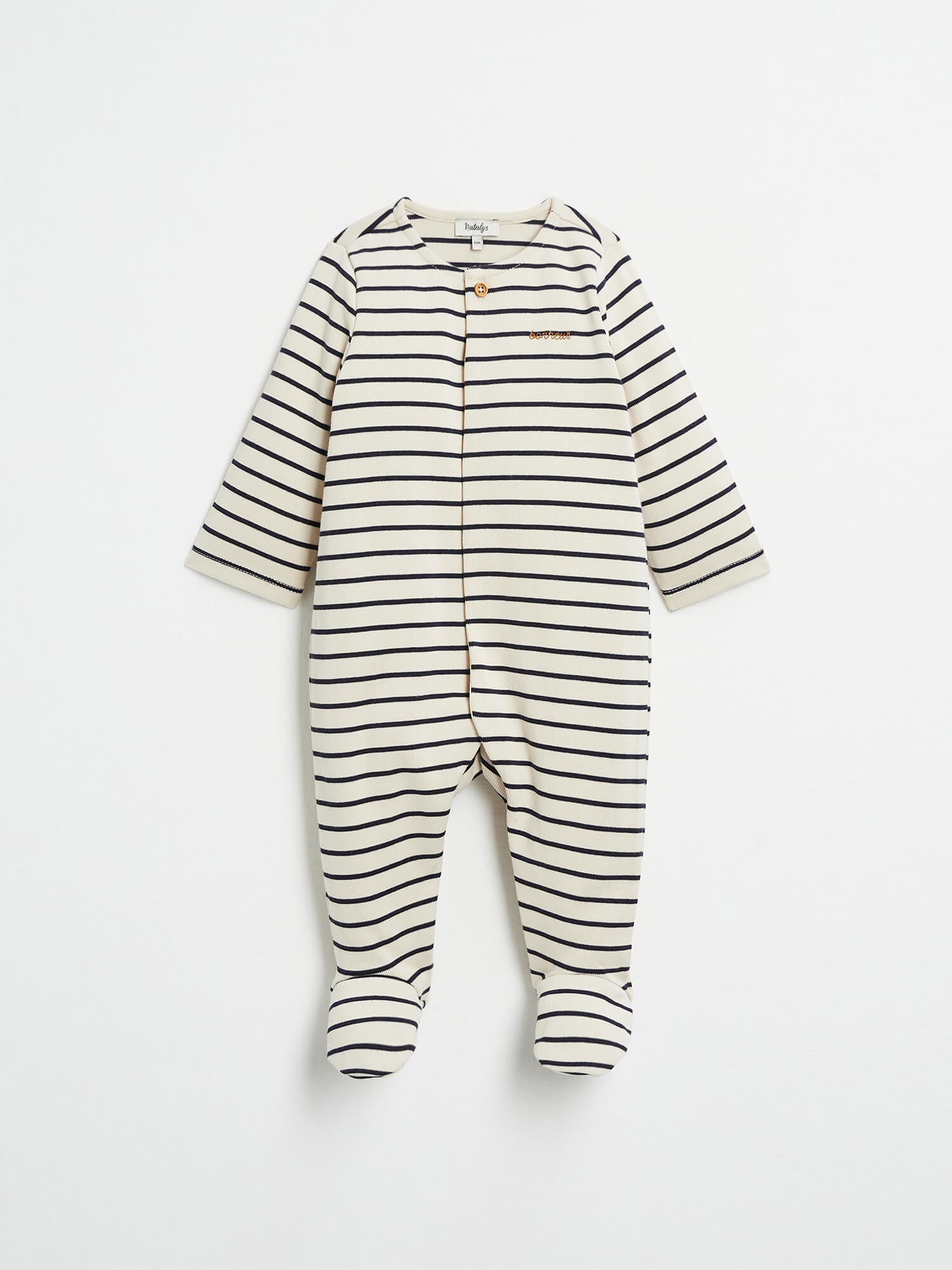 אוברול רגליות ארוך פסים