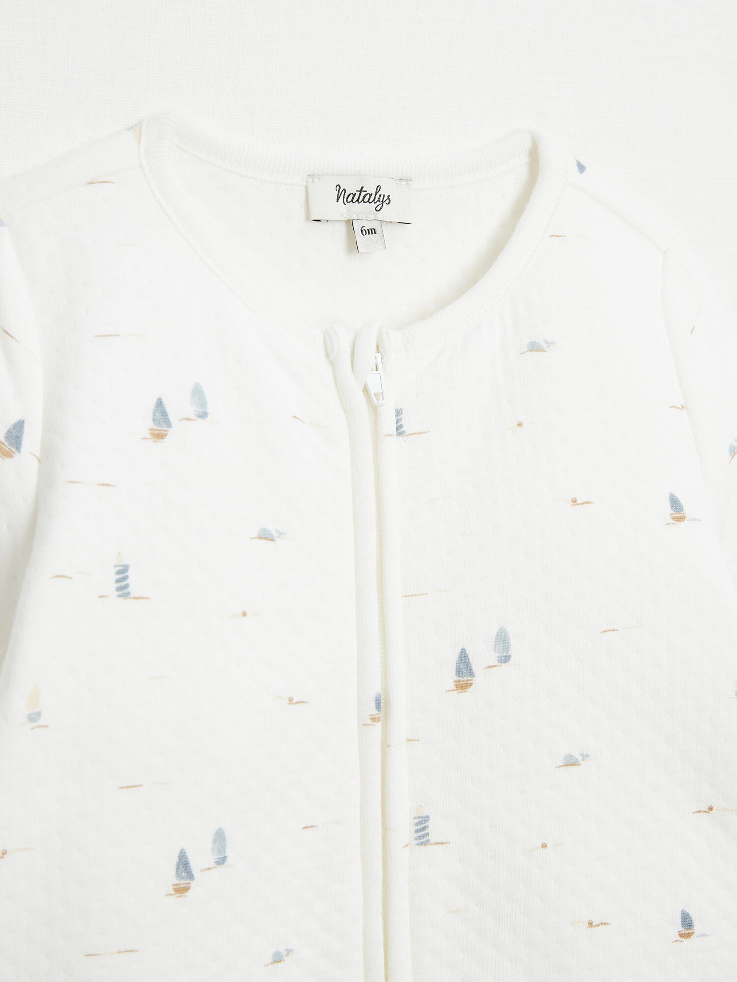 אוברול רגליות הדפס סירות