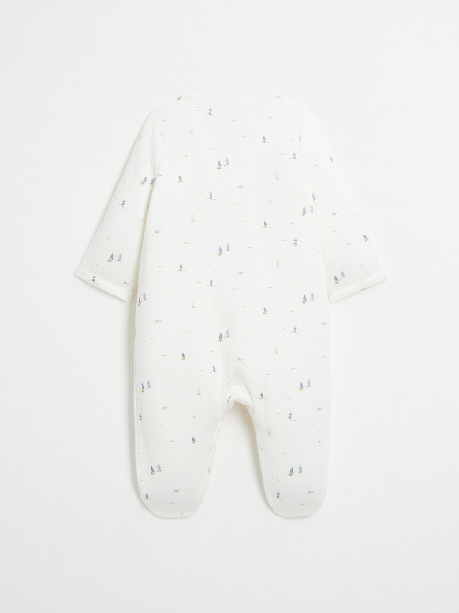 אוברול רגליות הדפס סירות