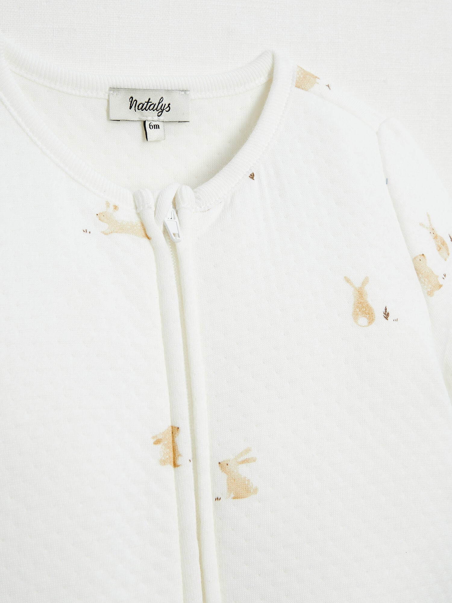 אוברול רגליות הדפס ארנבים