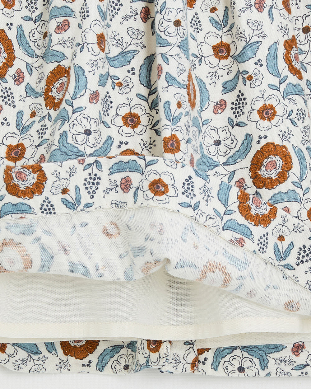 שמלה ארוכה הדפס פרחים פולקלורי