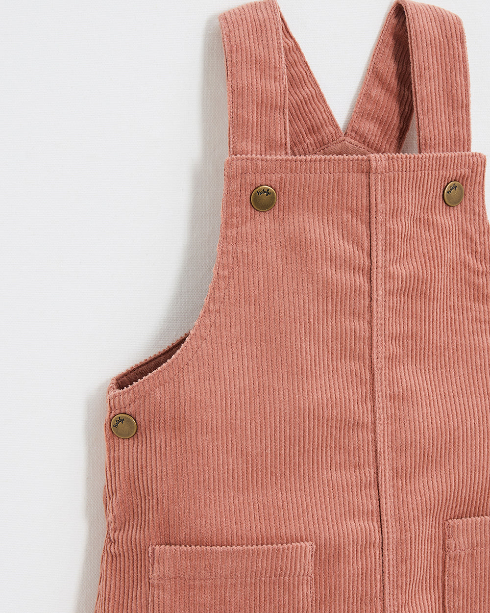 שמלת אוברול קורדרוי ורוד בגוניה