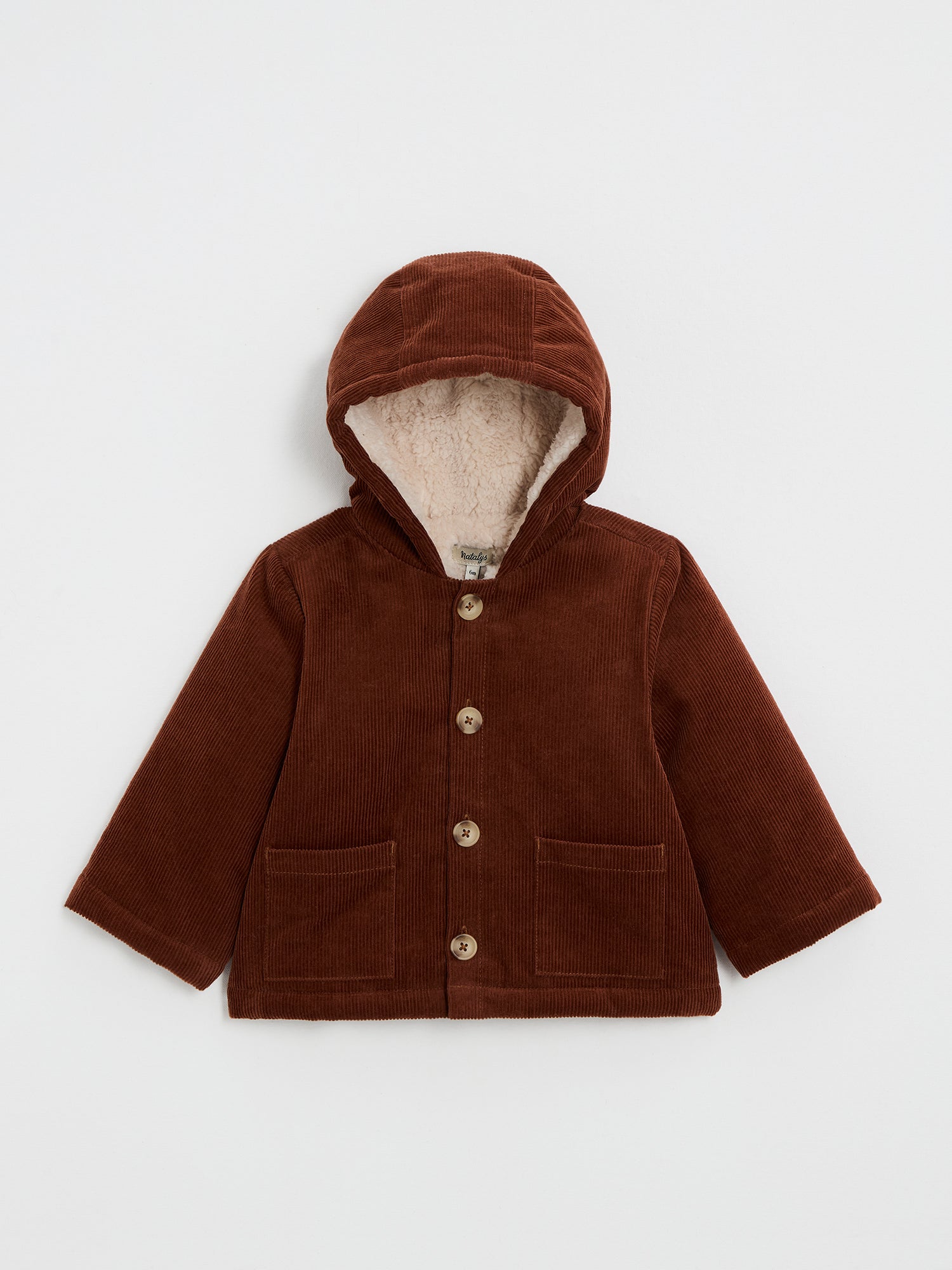 מעיל קורדרוי בגוון חמרה