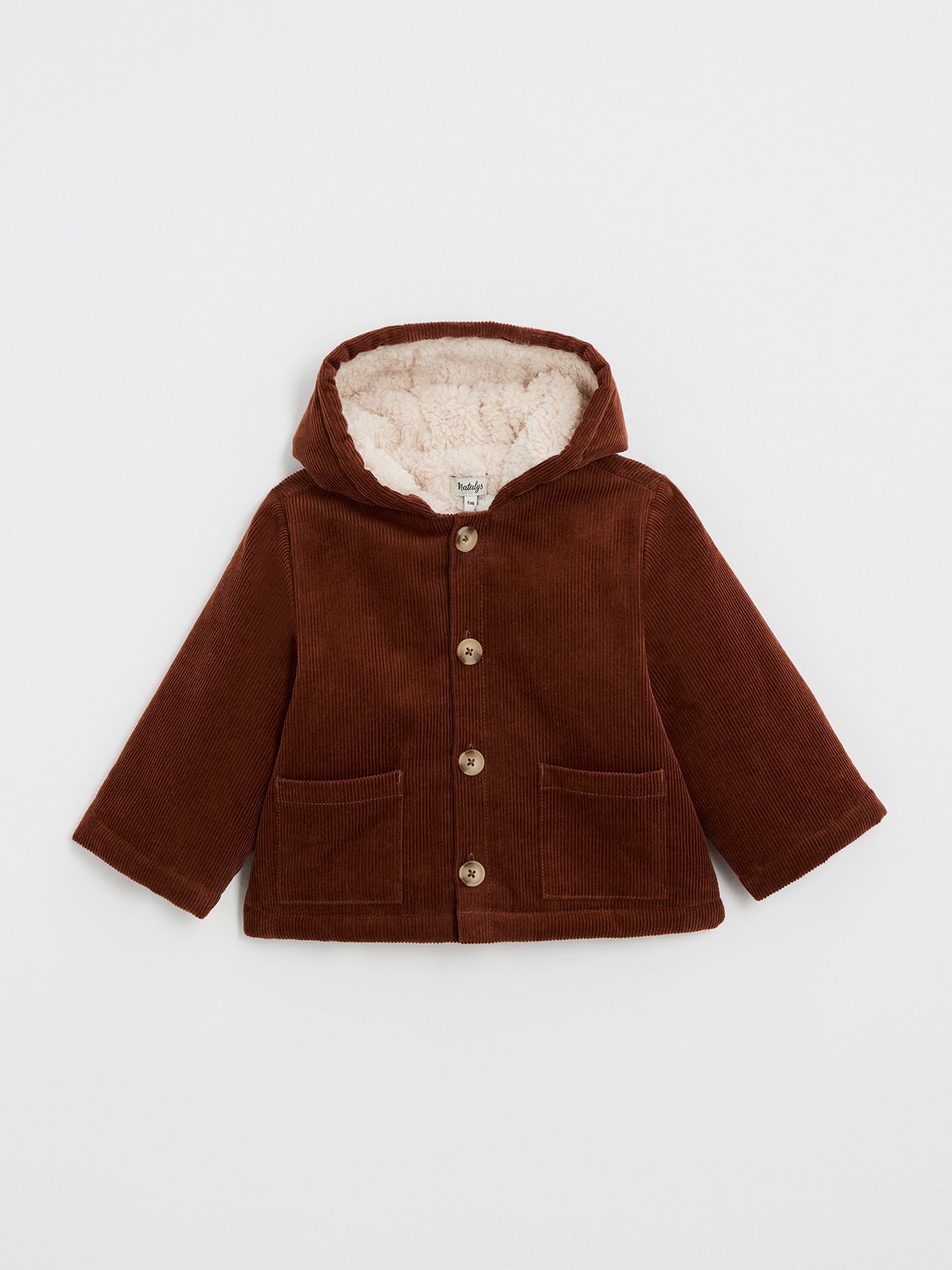 מעיל קורדרוי בגוון חמרה