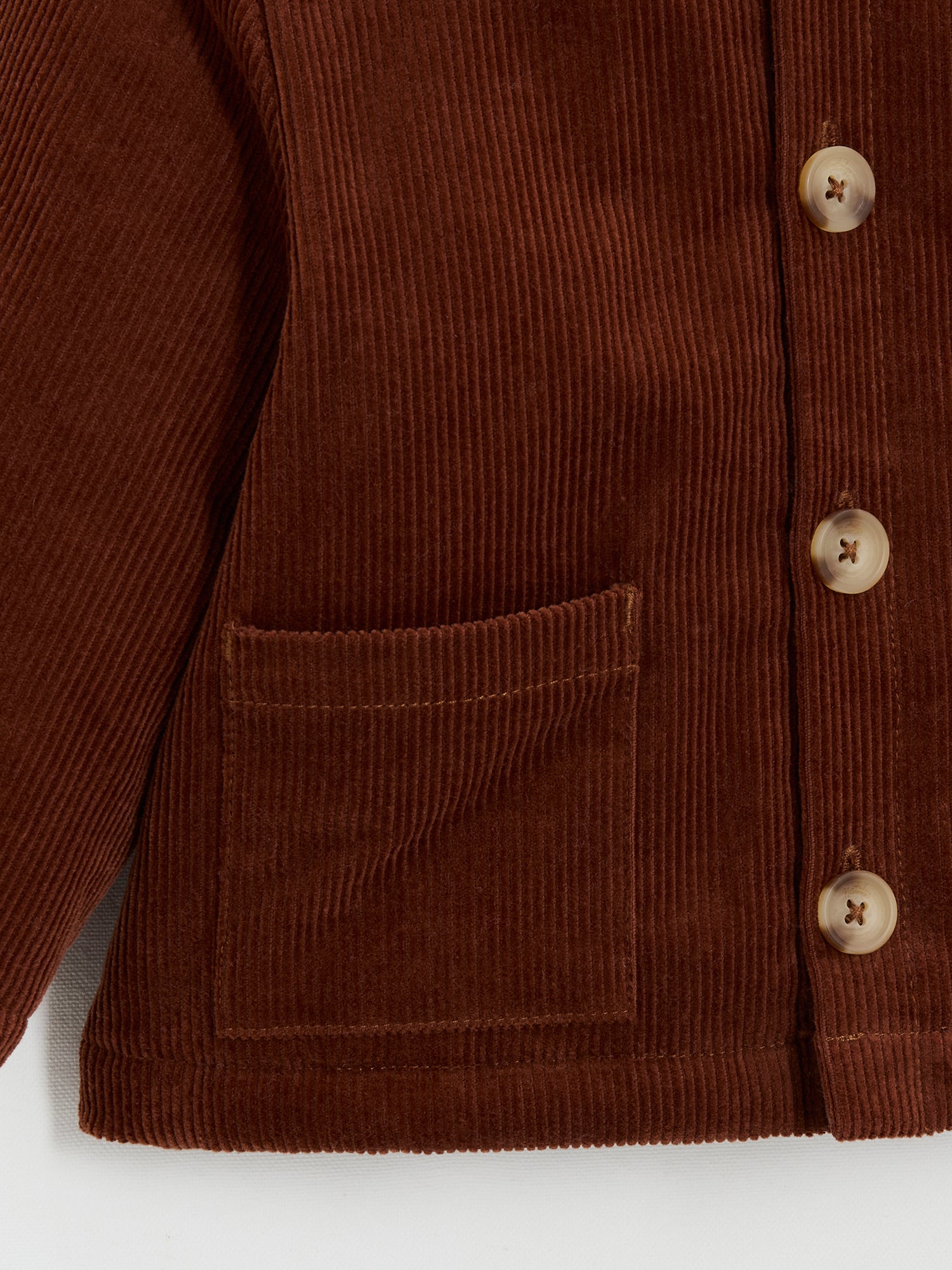 מעיל קורדרוי בגוון חמרה