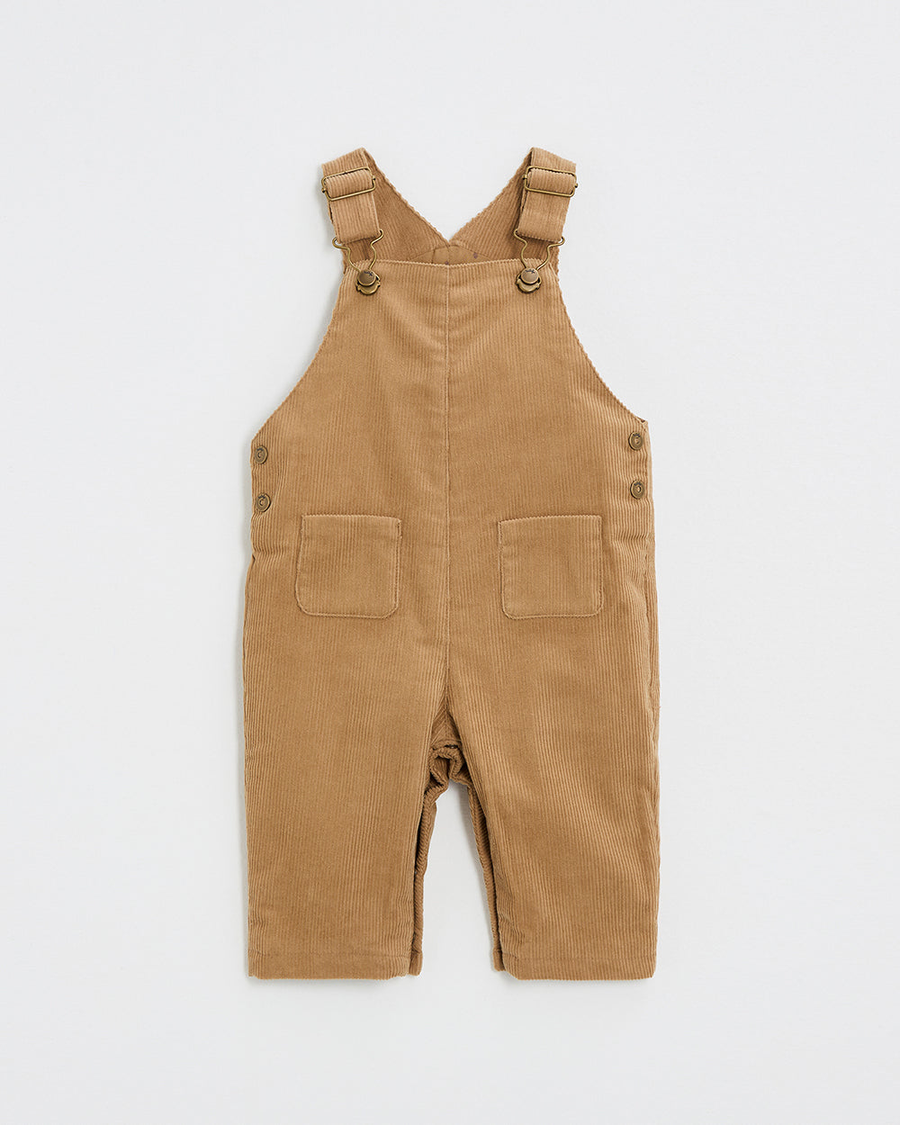 אוברול קורדרוי בצבע קרמל