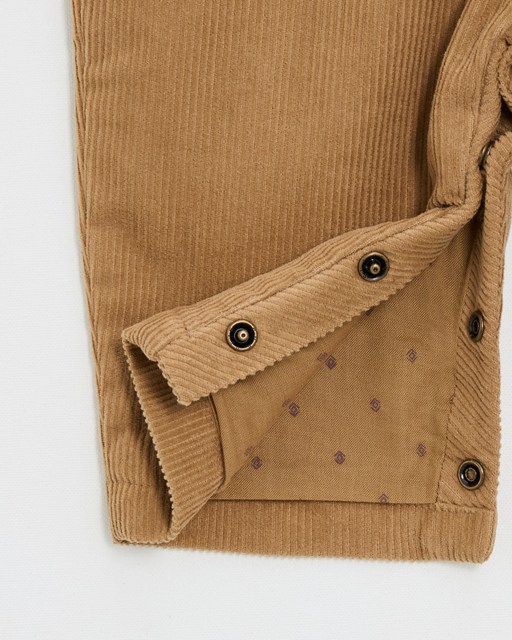 אוברול קורדרוי בצבע קרמל