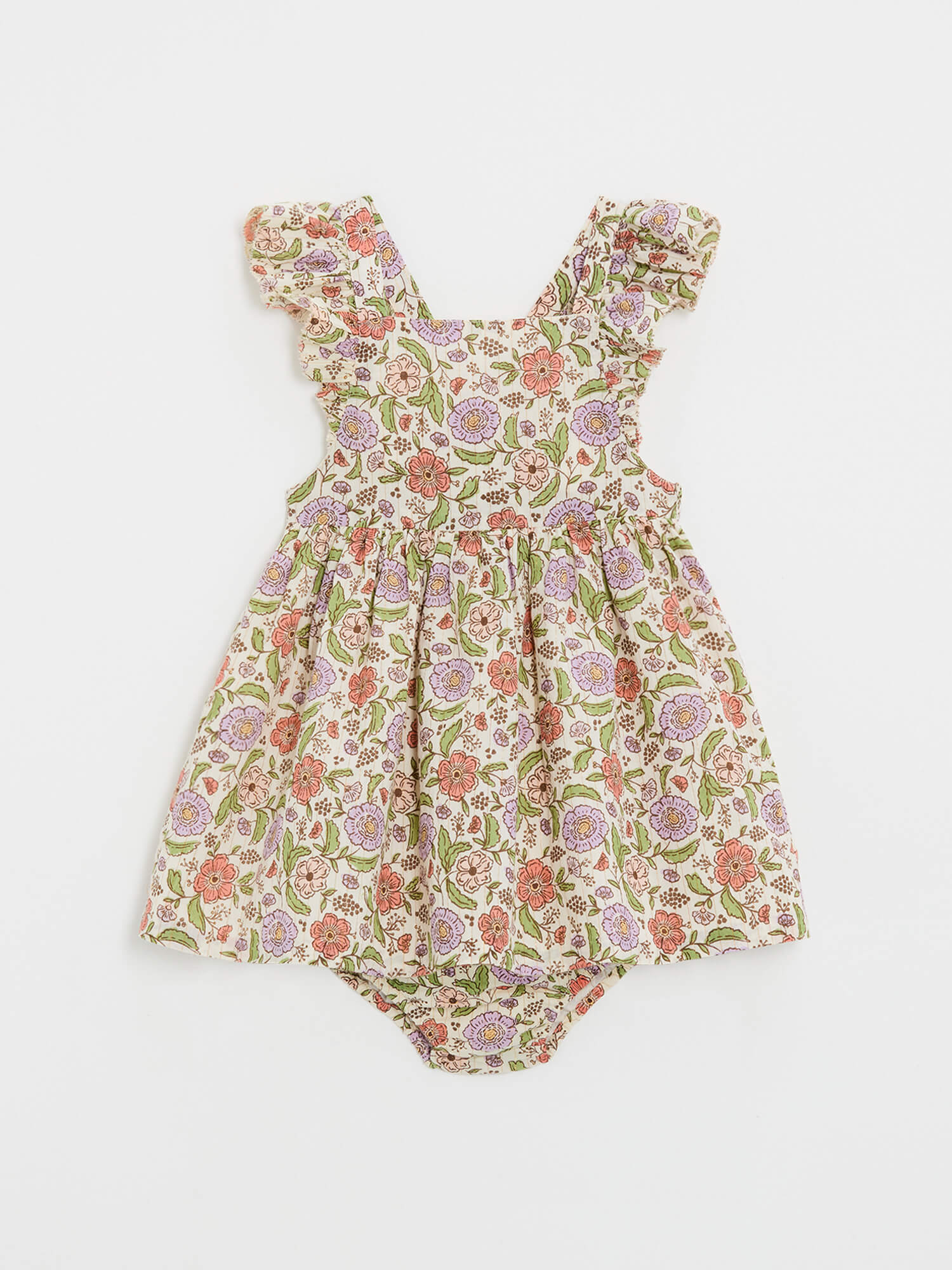 שמלת שני חלקים פרחונית