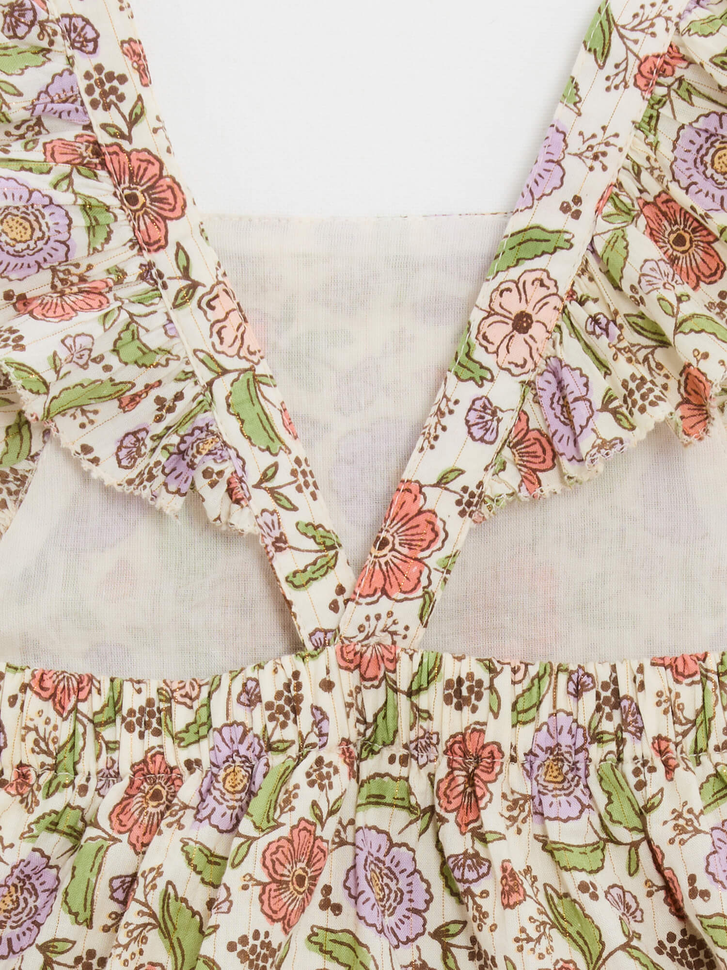 שמלת שני חלקים פרחונית