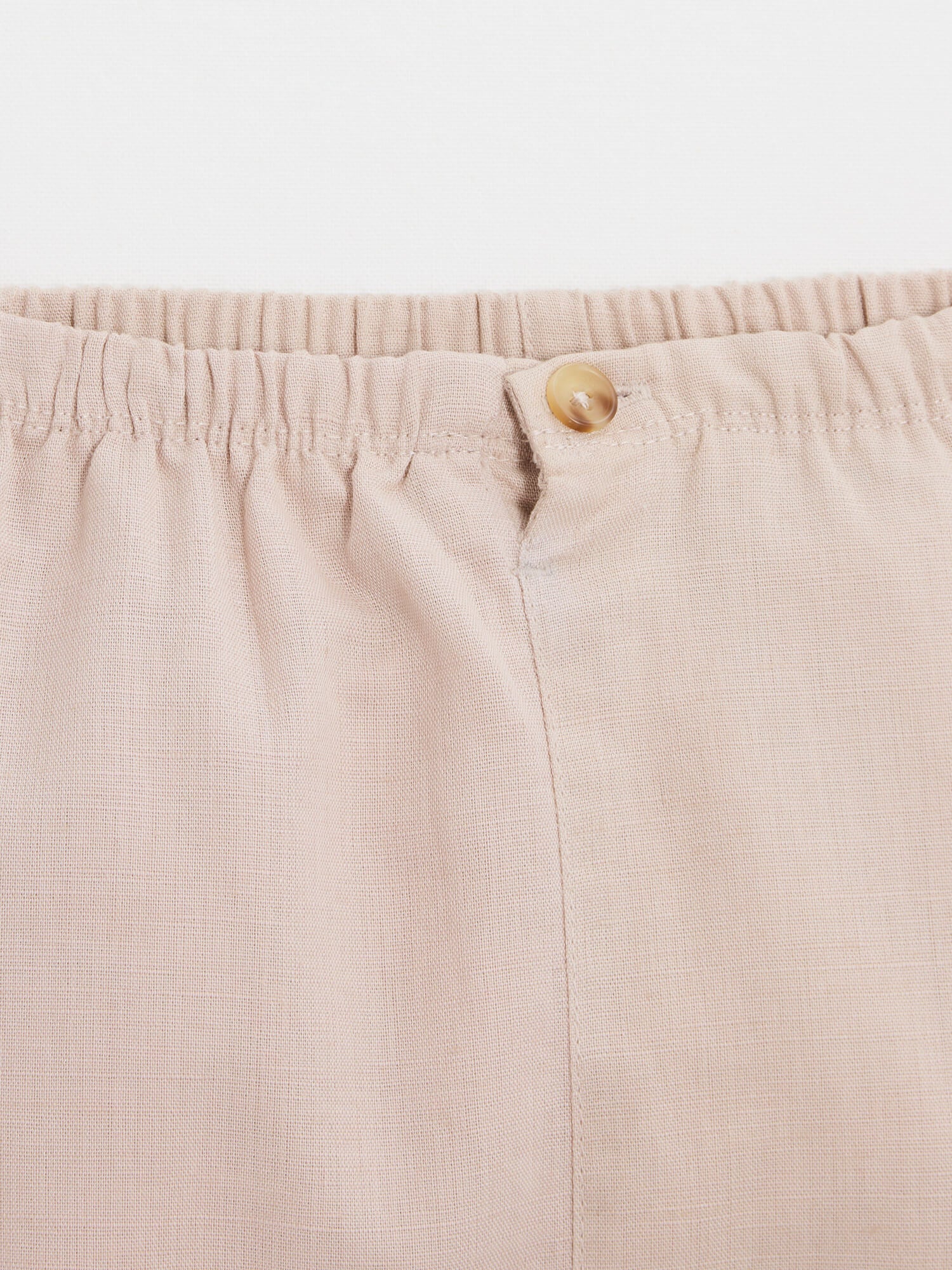 מכנס בז׳ פשתן וכותנה