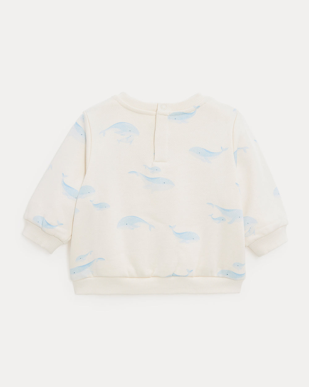 סווטשירט פליז הדפס לוויתנים