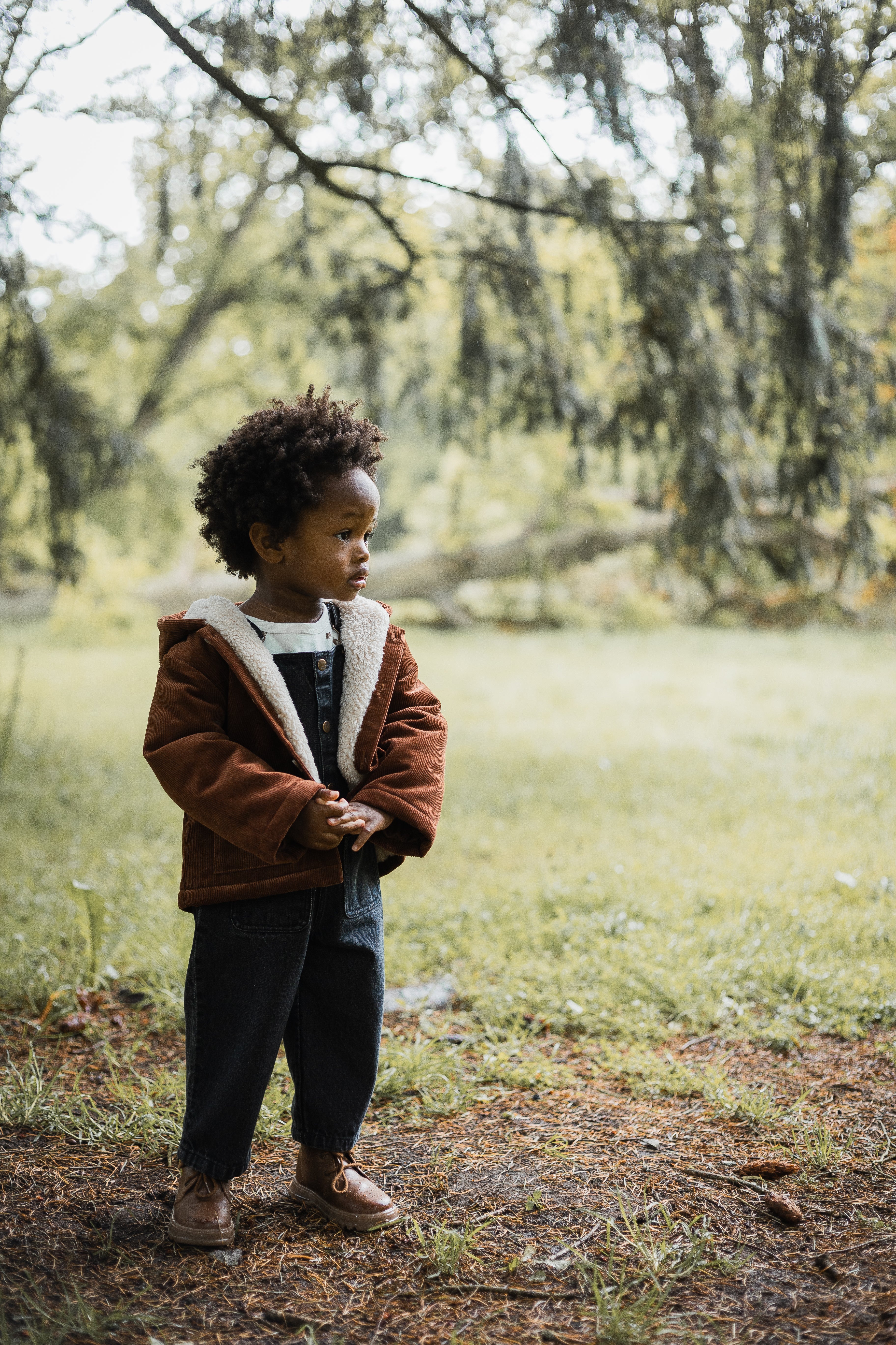 מעיל קורדרוי בגוון חמרה